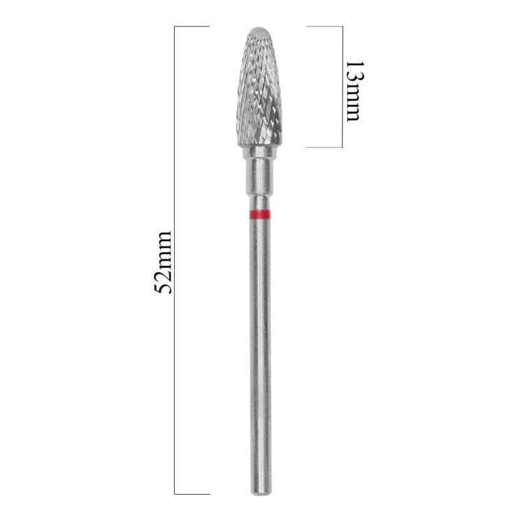 Frez z węglika spiekanego stożek okrągły czerwony Staleks Expert 13mm 3.jpg