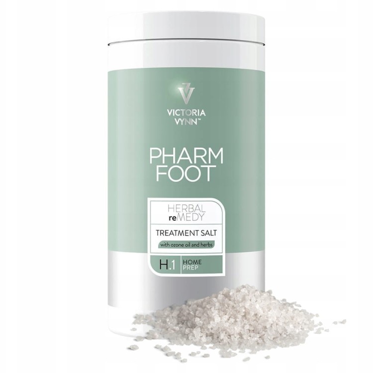 Sól zabiegowa z oliwą ozonowaną i ziołami Victoria Vynn Pharm Foot Herbal reMEDY 500g.jpg
