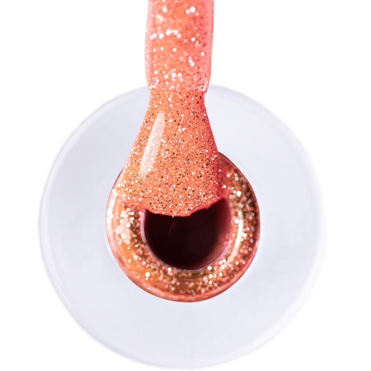 Lakier LED UV Gel Polish Oranges Flash Glitter Light Orange Allelac HEMA Di-HEMA Free 6g 3.jpg
