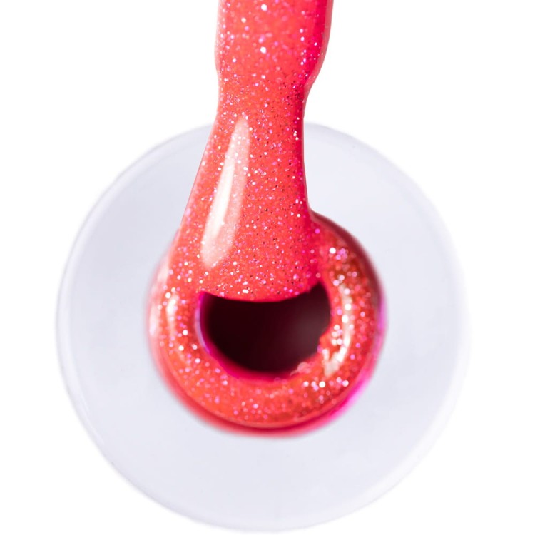 Lakier LED UV Gel Polish Pinks Flash Glitter Pink AlleLac HEMA Di-HEMA Free 6g 3.jpg
