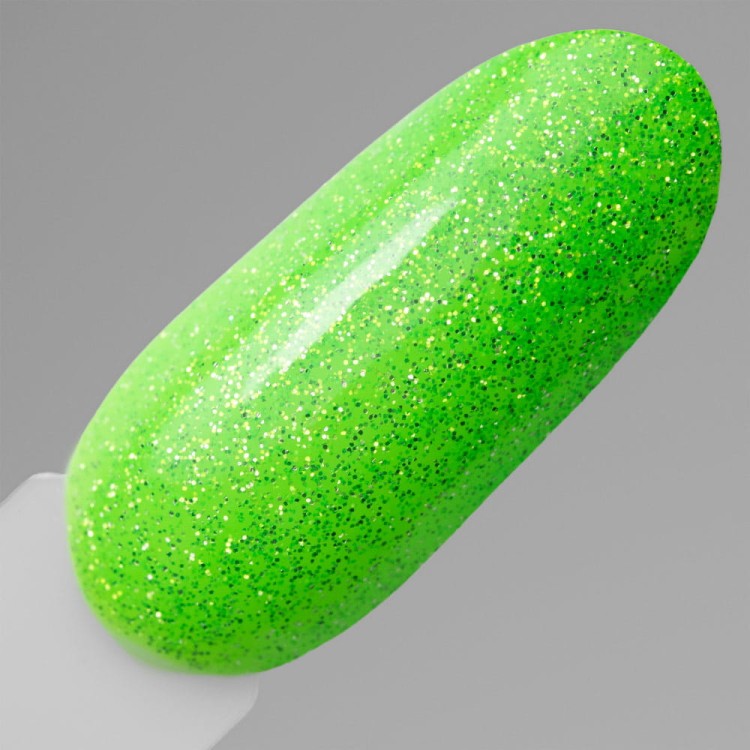 Lakier LED UV Gel Polish Greens Flash Glitter Green AlleLac HEMA Di-HEMA Free 6g 2.jpg