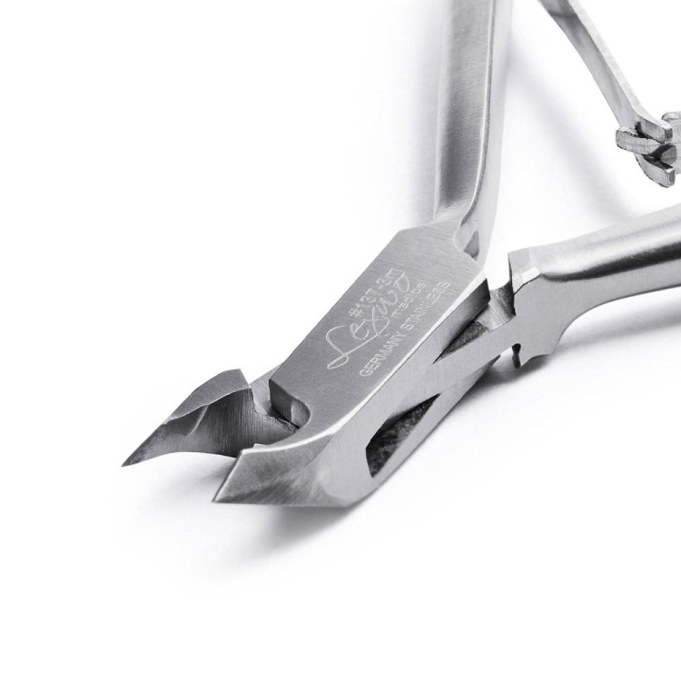 Cążki do skórek srebrne profesjonalne Lexwo 137-3mm (2).jpg