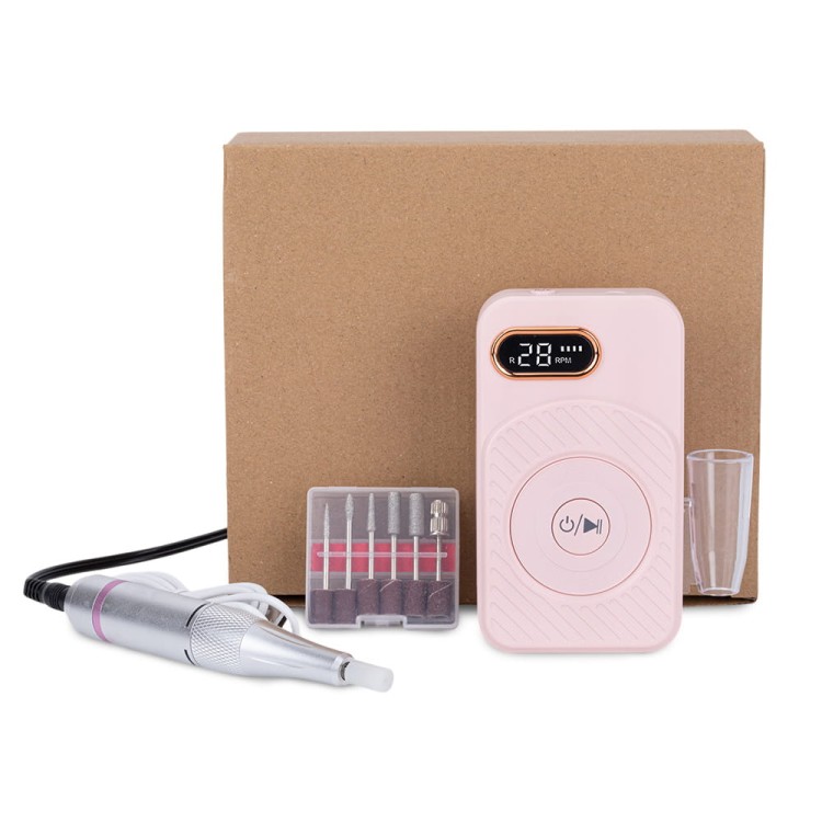 5903990588686 FREZARKA DO PAZNOKCI 50W NO NAME RÓŻOWA 110 8.jpg