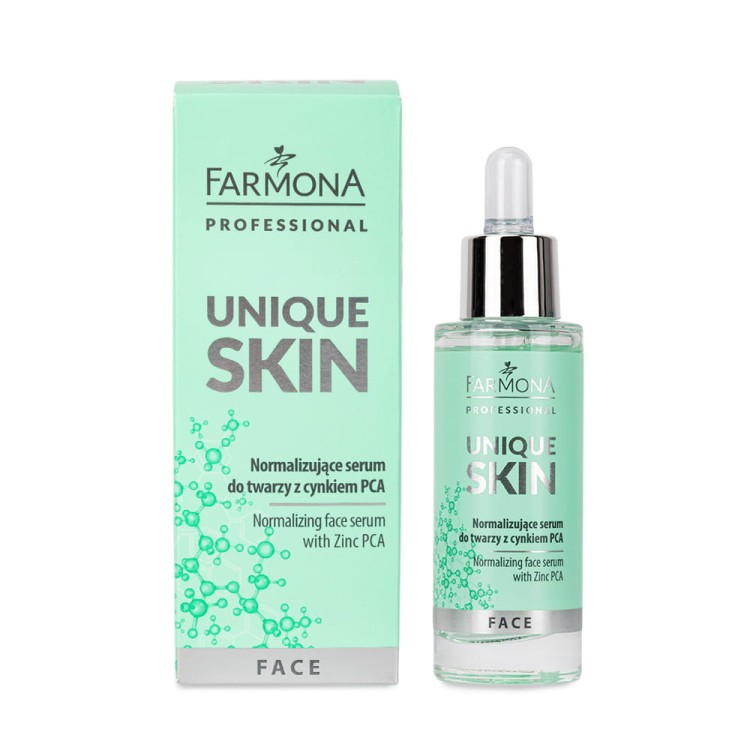 Serum do twarzy normalizujące z cynkiem PCA Farmona Unique Skin 30 ml 1.jpg
