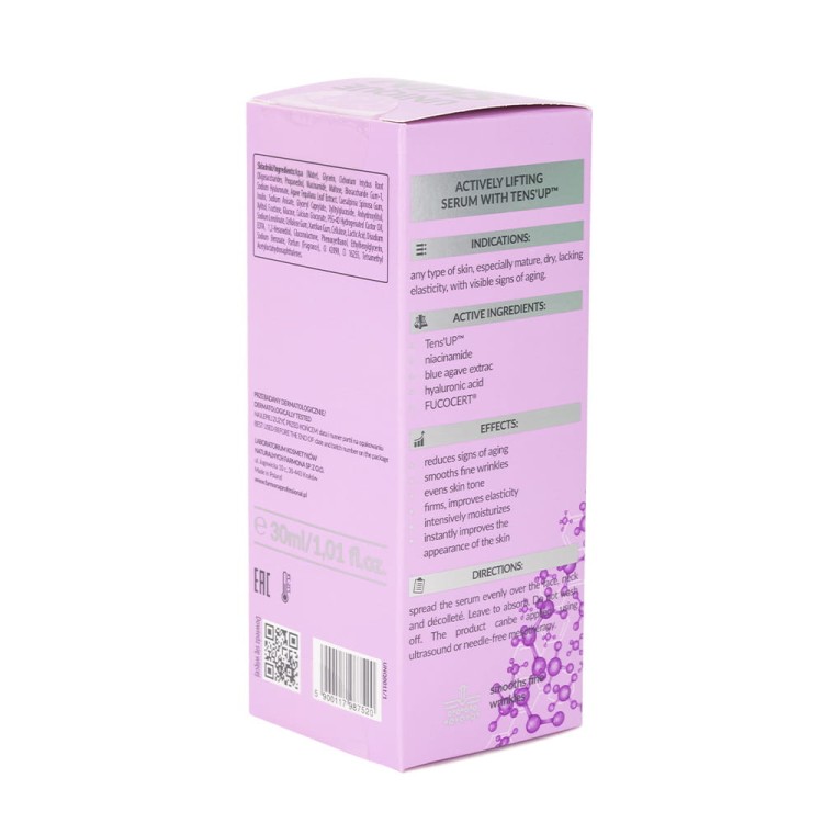 Serum do twarzy liftingujące z TENS'UP Farmona Unique Skin 30 ml 4.jpg
