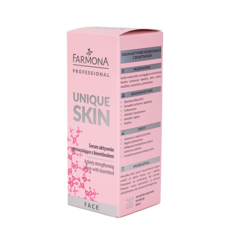 Serum do twarzy aktywnie wzmacniające z bioretinolem Farmona Unique Skin 30 ml 3.jpg