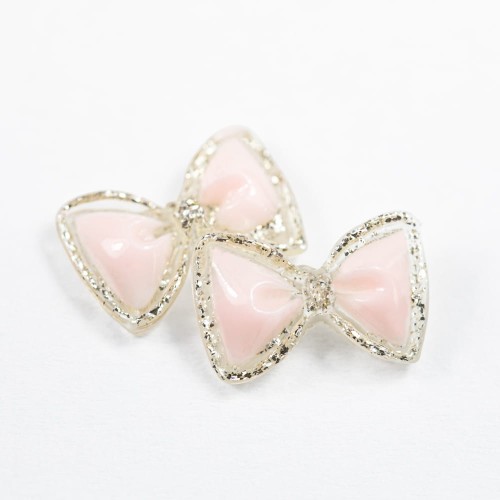 Ozdoby do paznokci kokardki 3D różowo złote 20 szt 2.jpg