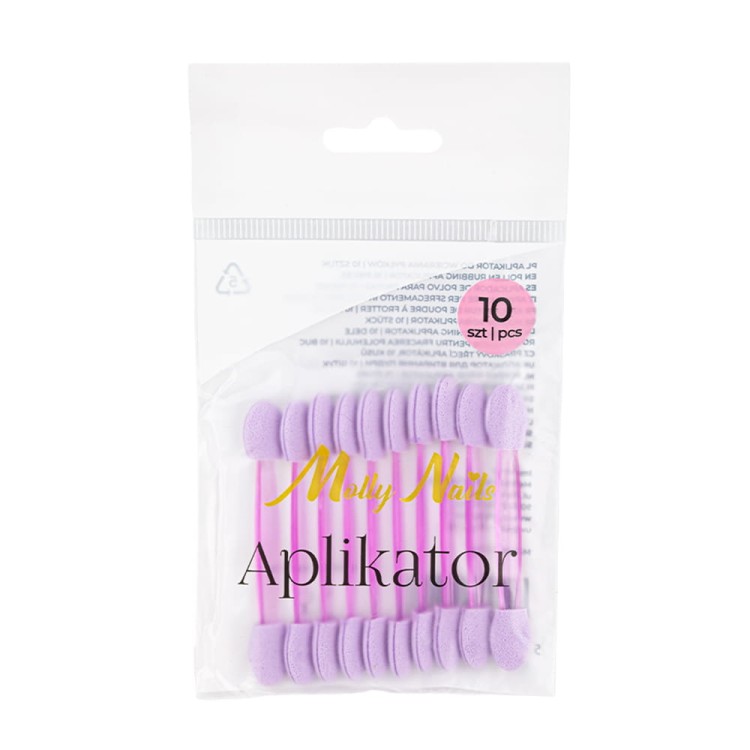 Aplikator pacynka do wcierania pyłków Molly Nails fioletowy 10 szt 5.jpg