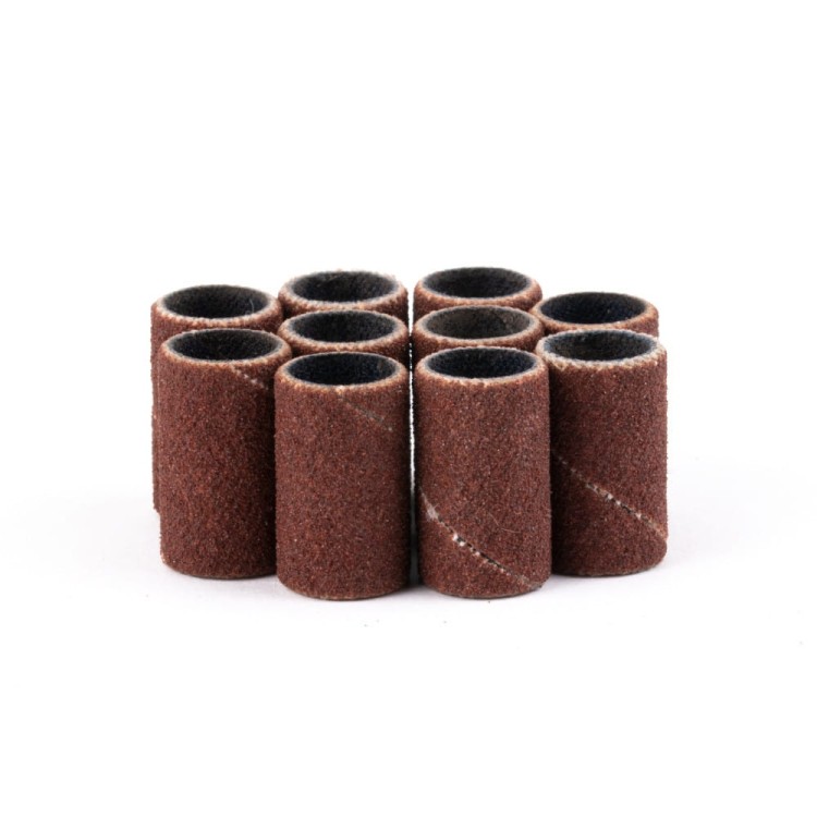 Kapturki do manicure i pedicure mandrele nakładki ścierne cylinder 6mm gradacja 240 AlleMed 50szt 2.jpg