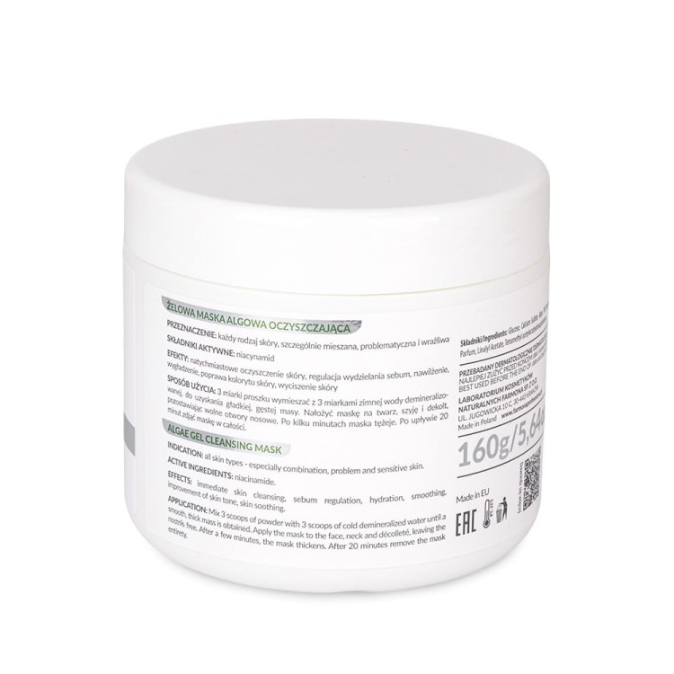 Żelowa maska algowa oczyszczająca Farmona Derma Acne+ 160g 3.jpg