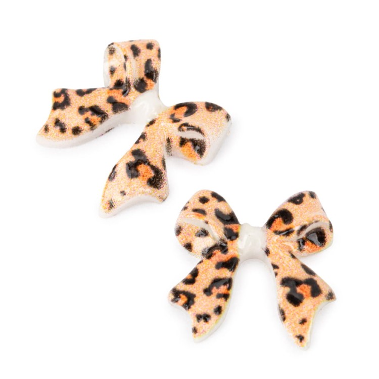 Ozdoby do paznokci Molly Nails kokardki 3D panterka 45 szt 2.jpg