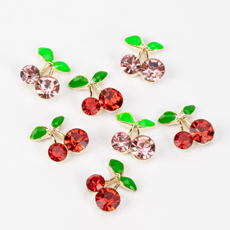 Ozdoby do paznokci Molly Nails kasetka z cyrkoniami wiśnie 36 szt 2.jpg