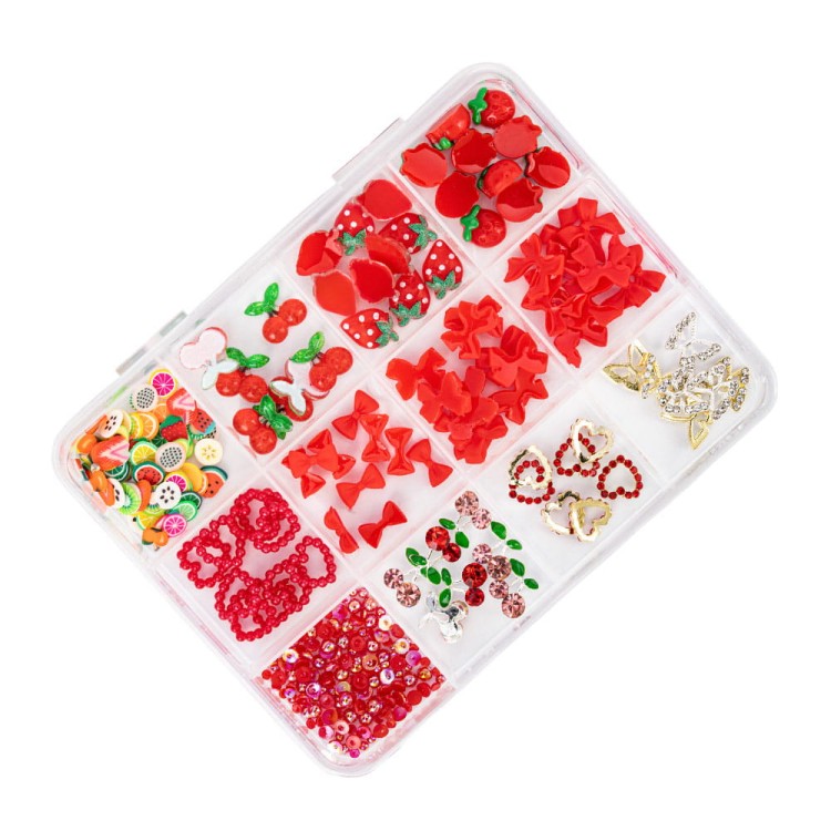 Ozdoby do paznokci kasetka mix ozdób ok 100 szt 4.jpg