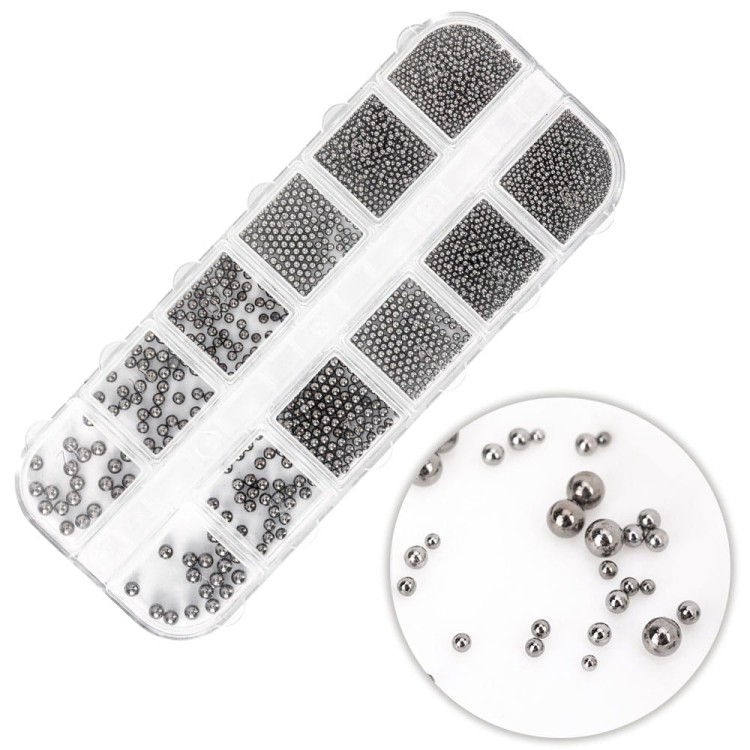 Ozdoby do paznokci Molly Nails kasetka bulion czarny 1000 szt 1.jpg
