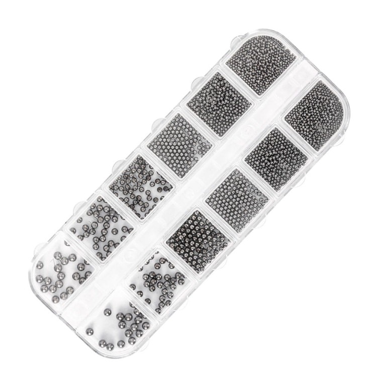Ozdoby do paznokci Molly Nails kasetka bulion czarny 1000 szt 5.jpg