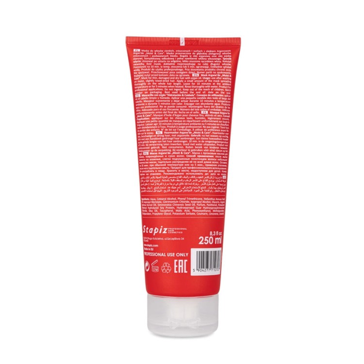Maska do włosów cienkich zniszczonych i suchych Stapiz Argan De nawilżająca z olejkiem arganowym 250 ml (4).jpg