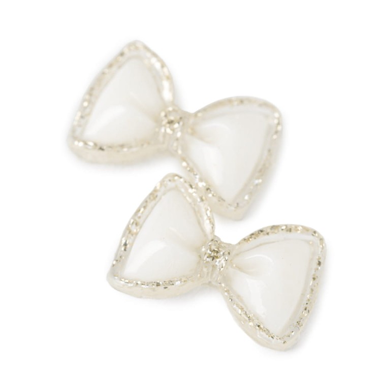 Ozdoby do paznokci kokardki 3D białe 20 szt (2).jpg