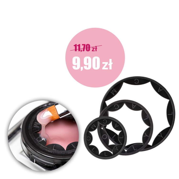ZESTAW OBRĘCZ NA SŁOIK DO WYCIERANIA PĘDZLA I PRZECIW WYLEWANIU SIĘ ŻELU SAFETY RING 2IN1 MOLLYLAC 1.jpg