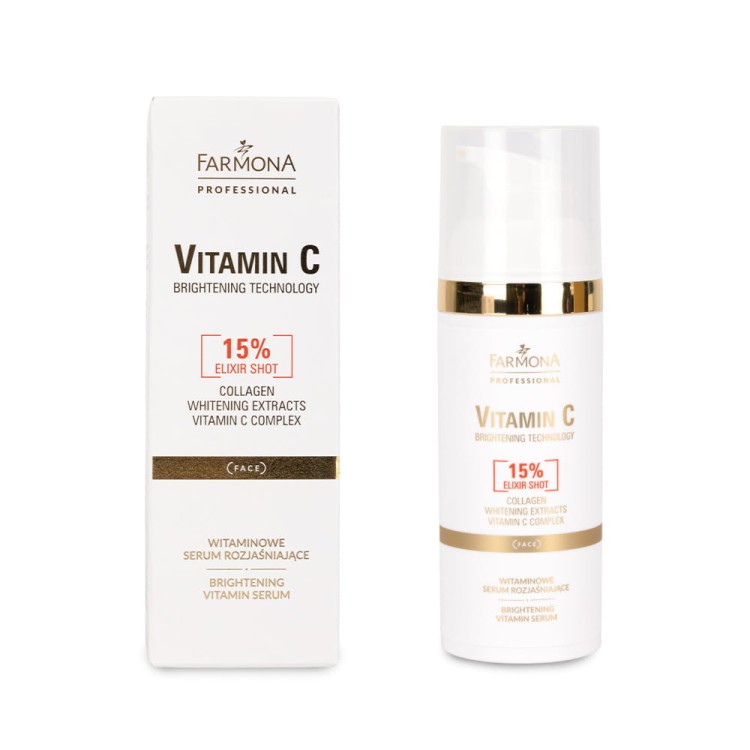 Witaminowe serum rozjaśniające Farmona Vitamin C elixir shot 15% 50 ml 1.jpg