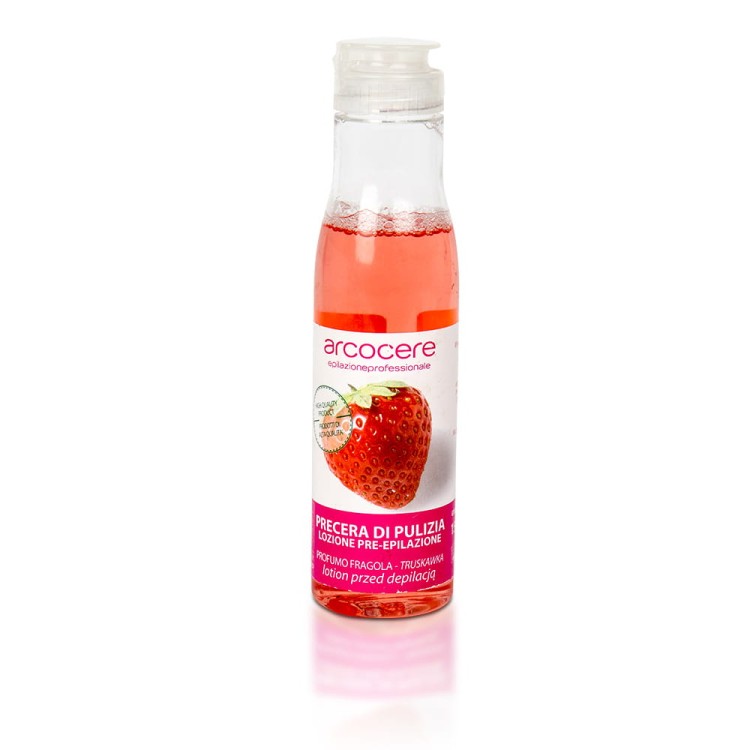 Lotion przed depilacją o działaniu oczyszczającym Arcocere truskawkowy 150 ml (1).jpg
