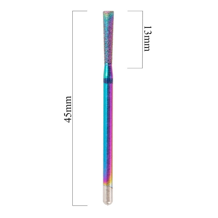 Frez diamentowy Unicorn tęczowy wąski ścięty Nr 13 (3).jpg