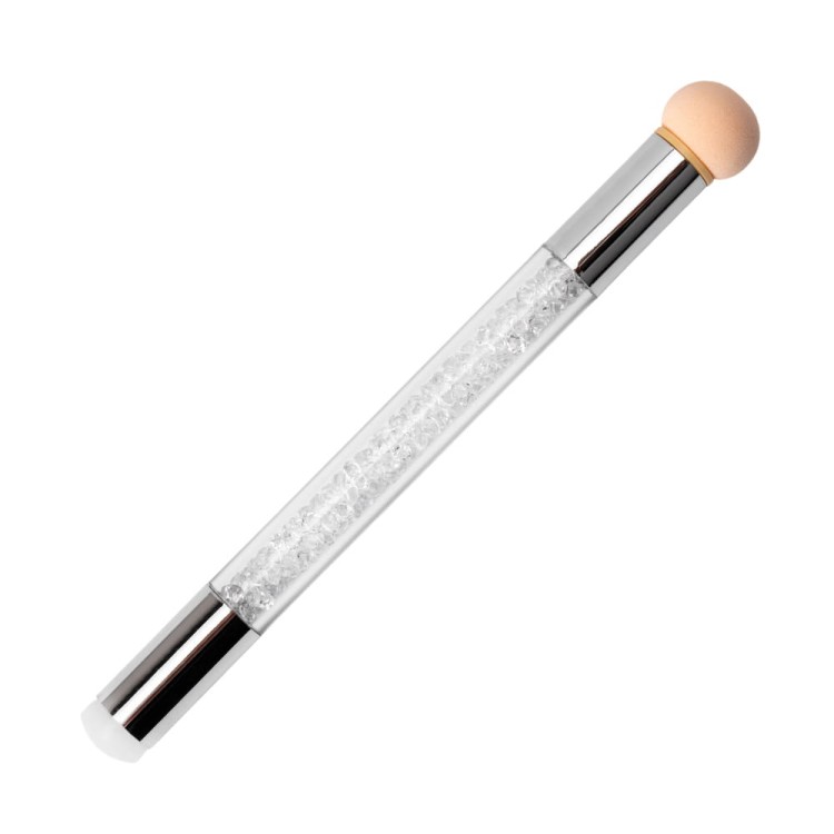 DWUSTRONNY PĘDZEL GĄBKA DO OMBRE +STEMPEL BIAŁY 1.jpg