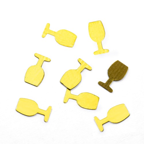 Ozdoba do paznokci Molly Nails kieliszki złote holo 2g 2.jpg