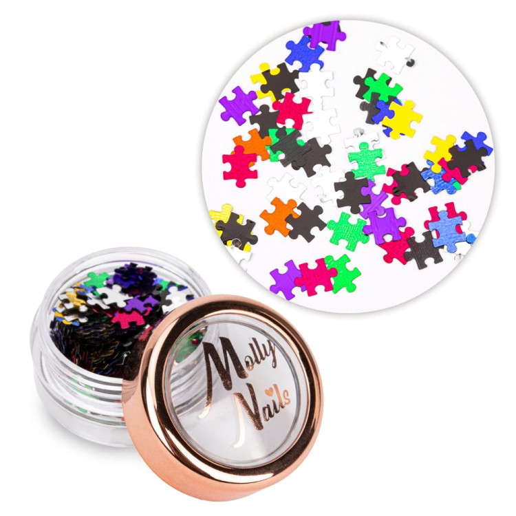 Ozdoba do paznokci Molly Nails puzzle 2g 1.jpg
