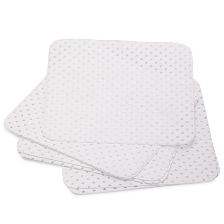 Waciki bezpyłowe perforowane do paznokci Molly Nails białe 5x5 cm 200 szt 3.jpg