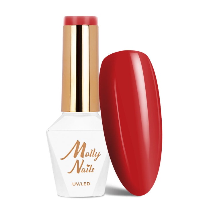 Lakier hybrydowy Molly Nails Elite Women Brick Red HEMADi-HEMA Free 8g Nr 43.jpg
