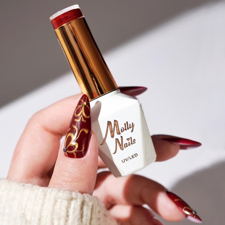 CZERWONE PAZNOKCIE ZE ZŁOTYM.jpg