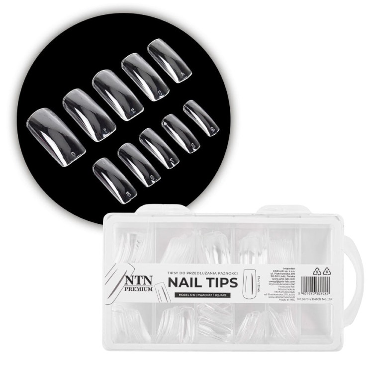 TIPSY DO PRZEDŁUŻANIA PAZNOKCI NAIL TIPS MODEL 5 10 KWADRAT 100SZT 1.jpg