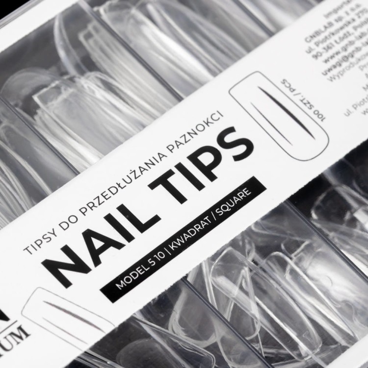 TIPSY DO PRZEDŁUŻANIA PAZNOKCI NAIL TIPS MODEL 5 10 KWADRAT 100SZT 2.jpg