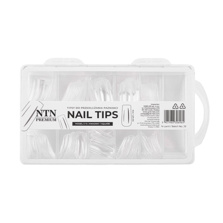 TIPSY DO PRZEDŁUŻANIA PAZNOKCI NAIL TIPS MODEL 5 10 KWADRAT 100SZT 5.jpg