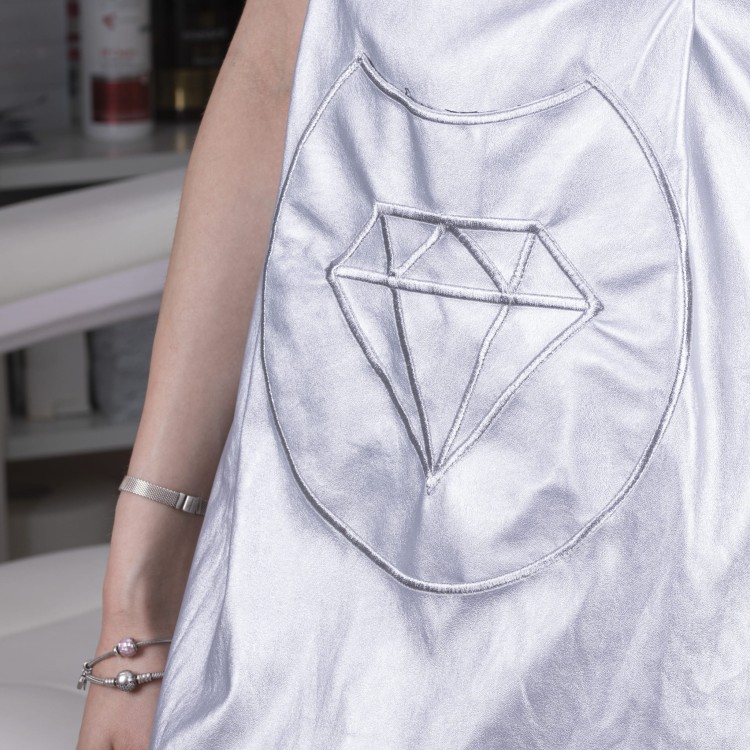 Fartuszek kosmetyczny Diamond Silver (4).jpg