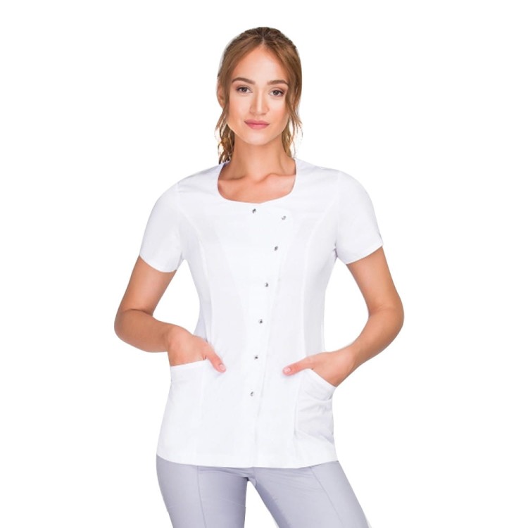 Fartuszek kosmetyczny Spa 9 biały z cyrkoniami rozmiar 44 (1).jpg