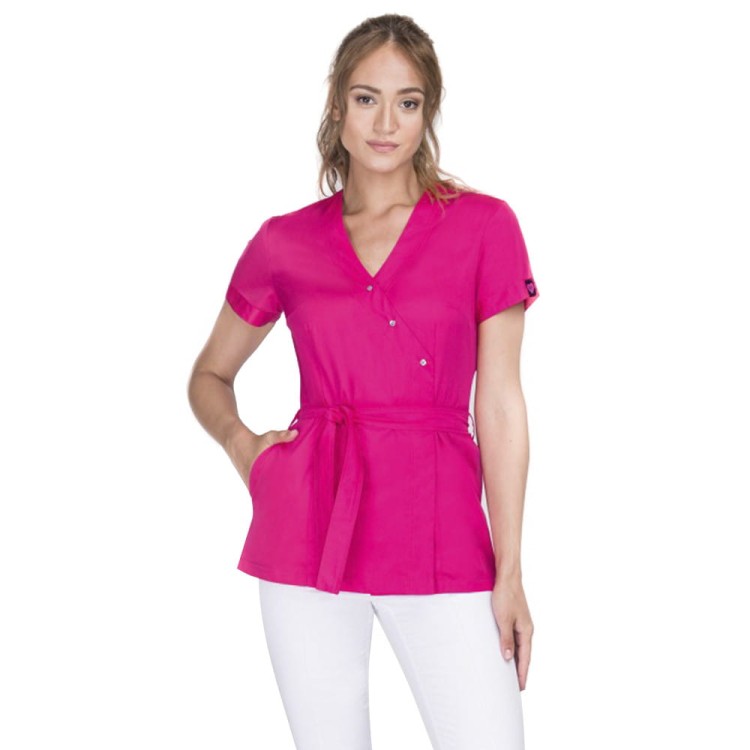 Fartuszek kosmetyczny Vena Emma amarant rozmiar 40 (1).jpg