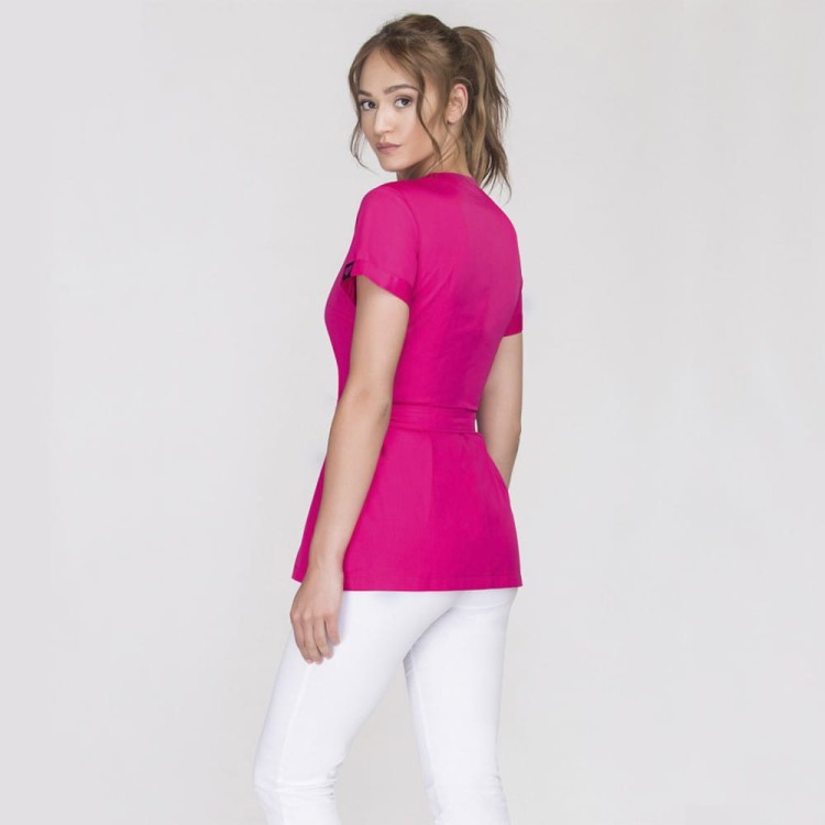 Fartuszek kosmetyczny Vena Emma amarant rozmiar 40 (2).jpg