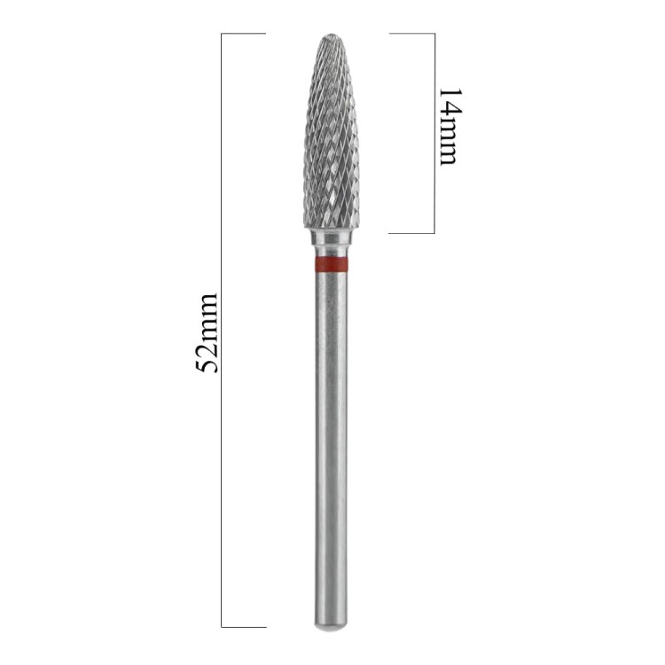 Frez z węglika spiekanego stożek okrągły czerwony EXPERT średnica 4mm część robocza 14mm 3.jpg