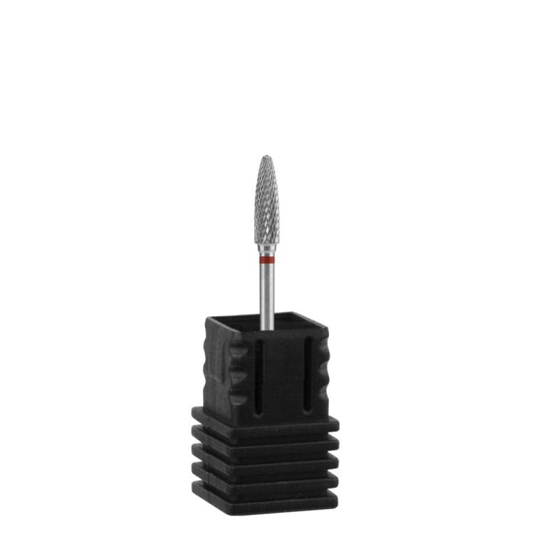 Frez z węglika spiekanego stożek okrągły czerwony EXPERT średnica 4mm część robocza 14mm 4.jpg