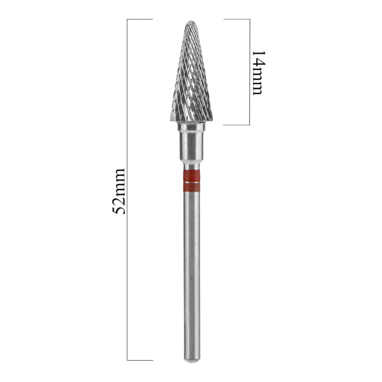 Frez z węglika spiekanego dla leworęcznych stożek czerwony EXPERT średnica 6mm część robocza 14mm 3.jpg