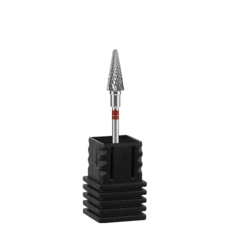 Frez z węglika spiekanego dla leworęcznych stożek czerwony EXPERT średnica 6mm część robocza 14mm 4.jpg