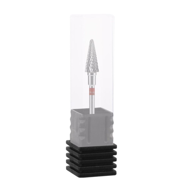 Frez z węglika spiekanego dla leworęcznych stożek czerwony EXPERT średnica 6mm część robocza 14mm 5.jpg