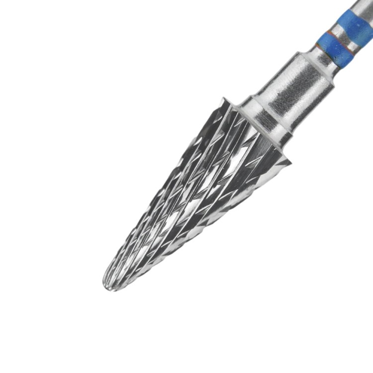 Frez z węglika spiekanego dla leworęcznych stożek niebieski EXPERT śr 6mm część robocza 14mm 2.jpg