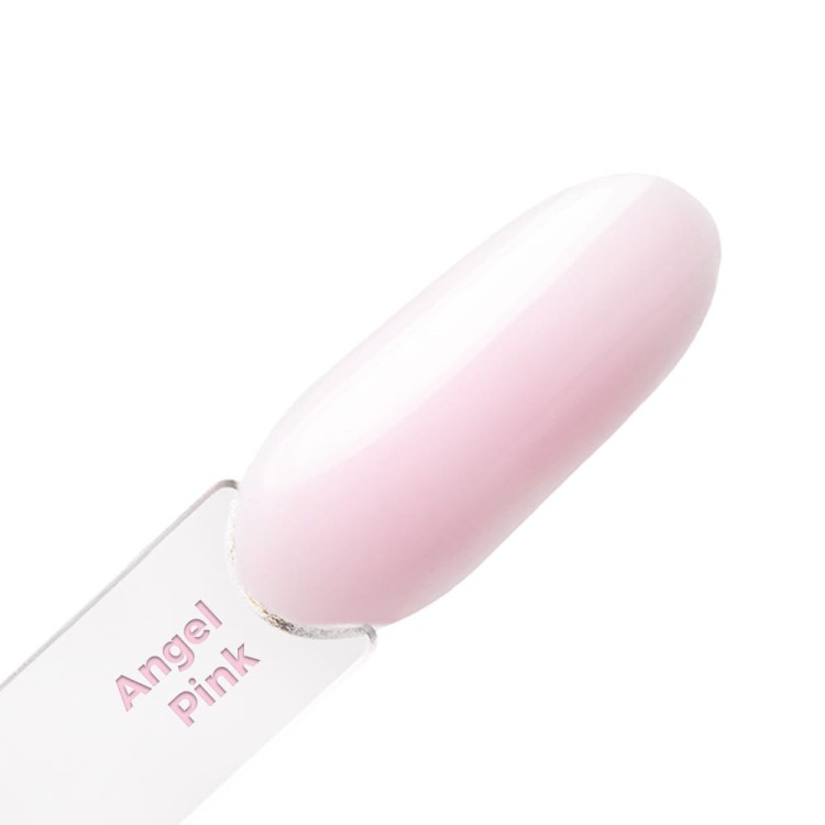 Budujący żel samopoziomujący twardy średniogęsty builder gel self leveling Molly Nails Angel Pink HEMADi-HEMA Free 15 g (3).jpg