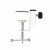 LAMPKA BIURKOWA DO MANICURE 12W BIAŁA MT-328 7a.jpg
