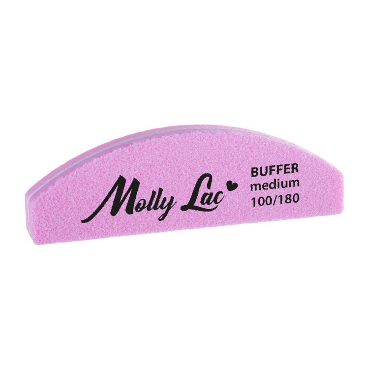 Polerka dwustronna Buffer mini półksiężyc łódka Medium 100180 MollyLac 5 szt (1).jpg