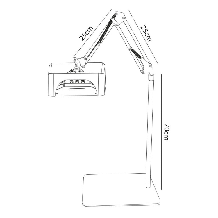 LAMPA DO PAZNOKCI V10BAT Z UCHWYTEM MOLLY NAILS 10.jpg