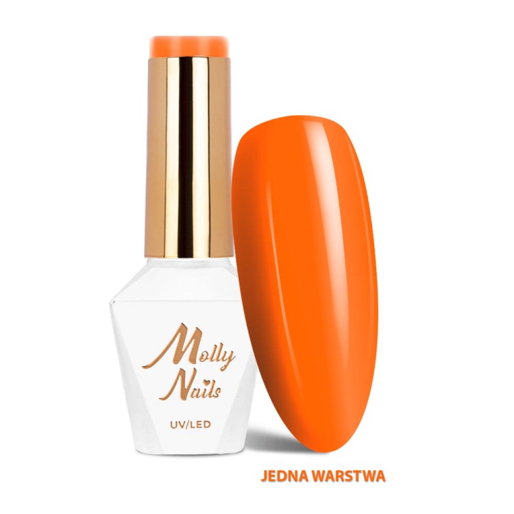 LAKIER HYBRYDOWY MOLLY NAILS NR 283 HOT MANGO 1.jpg
