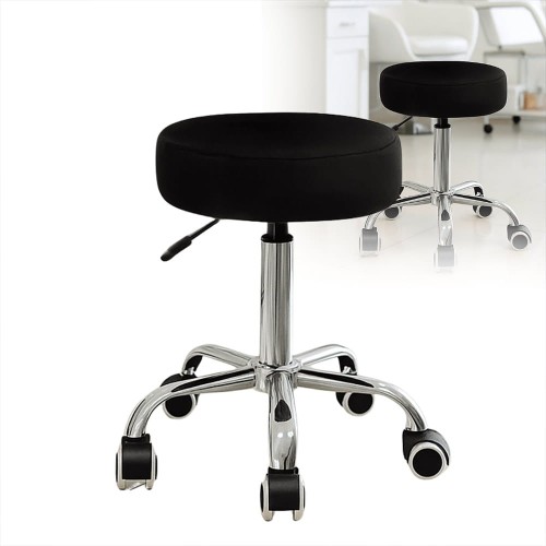 Taboret kosmetyczny RING bez oparcia czarny 1.jpg